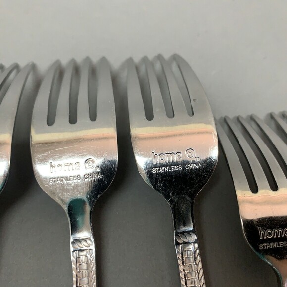 Home Target Weave Pattern Stainless Steel Knives Forks Spoon Lot of 10 - Picture 8 of 8